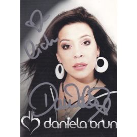 Autogramm Pop | Daniela BRUN | 2010er (Portrait Color) 