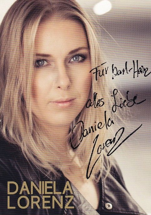 Autogramm Schlager | Daniela LORENZ | 2018 "Herzfrequenz" (Spectre)