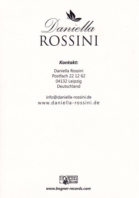 Autogramm Schlager | Daniella ROSSINI | 2010er (Portrait Color) Bogner