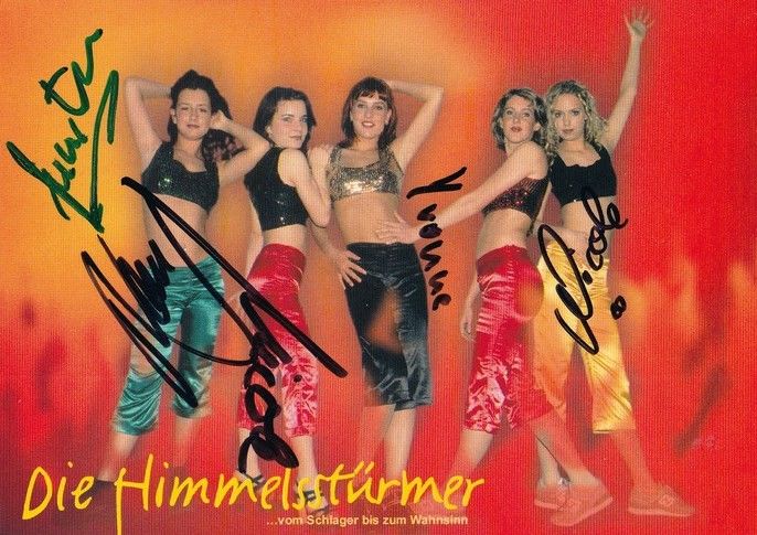 Autogramme Schlager | DIE HIMMELSSTÜRMER | 2000 "Feuer Und Flamme"