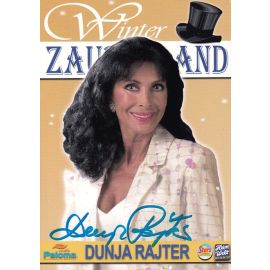 Autogramm Schlager | Dunja RAJTER | 2000er "Winter Zauberland 4" (Rubin)