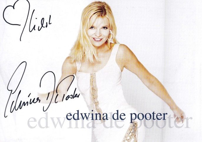 Autogramm Pop | Edwina DE POOTER | 2004 "Auch Wenn Ich Es Mal Bereue" (DA Music)