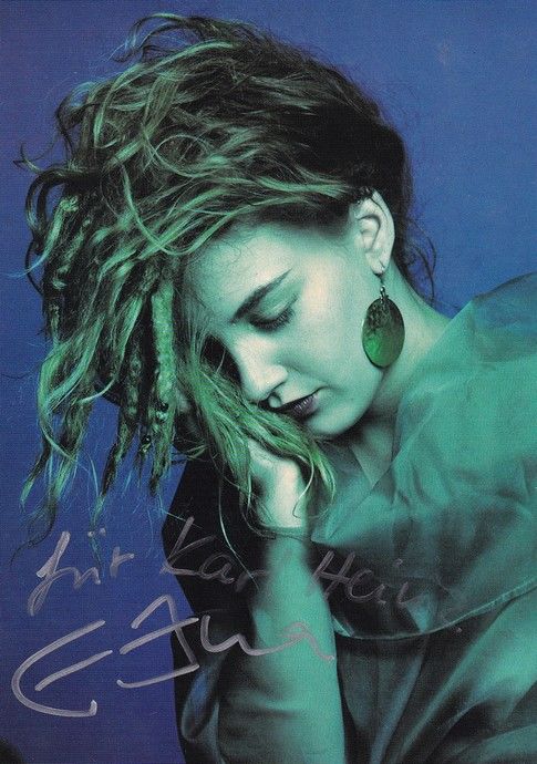 Autogramm Pop | EENA (Lucy van Org) | 1990 "18 So What" (Portrait Color) BMG Hansa
