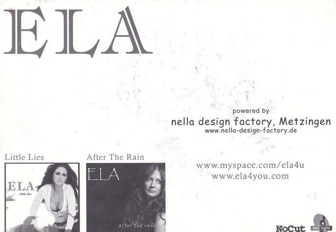 Autogramm Rock | ELA | 2008 "Little Lies" (NoCut)