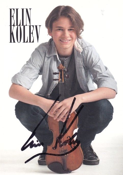Autogramm Violine (DE) | Elin KOLEV | 2011 "Elin Kolev" (Portrait Color Sony)