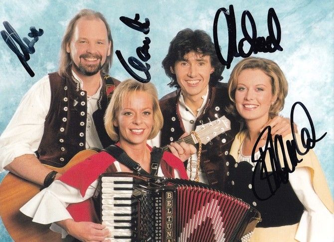 Autogramme Volksmusik | DIE SCHÄFER | 2000 "Miteinander" (BMG Ariola)