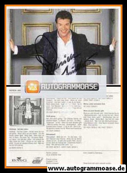 Autogramm Volksmusik | Patrick LINDNER | 2003 "Halleluja - Auf das Leben" (Portrait Color BMG)