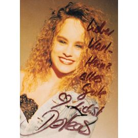 Autogramm Pop | DORKAS | 1991 "Oh Tom" (Portrait Color) Jupiter