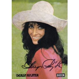 Autogramm Schlager | Dunja RAJTER | 1973 "Viva Viva Fiesta" (Decca)