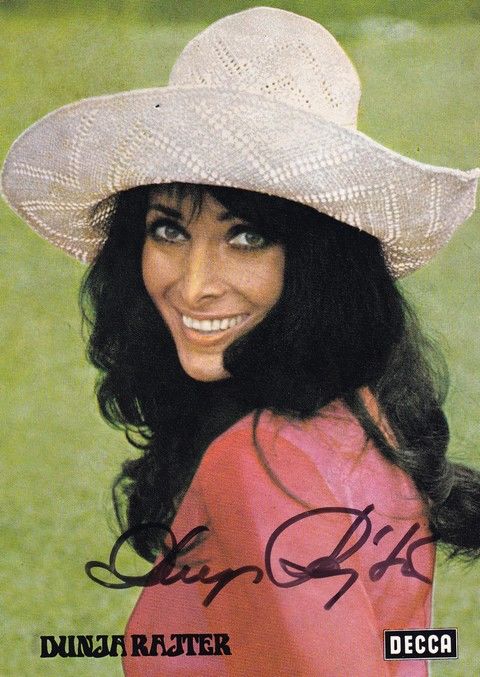 Autogramm Schlager | Dunja RAJTER | 1973 "Viva Viva Fiesta" (Decca)