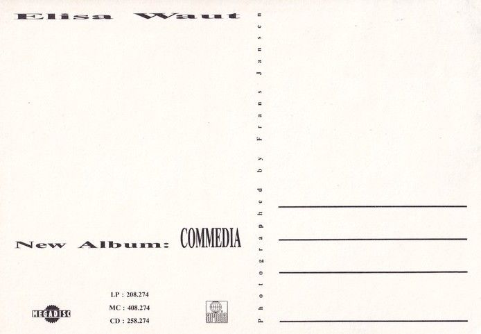 Autogramm Pop (Belgien) | ELISA WAUT | 1998 "Commedia" (Megadisc)