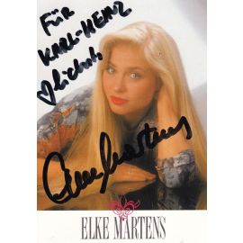 Autogramm Schlager | Elke MARTENS | 1993 "Einmal Ganz Nah" (DA Music)