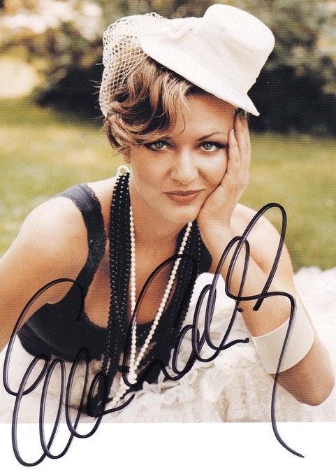 Autogramm Pop | Ella ENDLICH | 2010 "Da" (Portrait Color Warner)