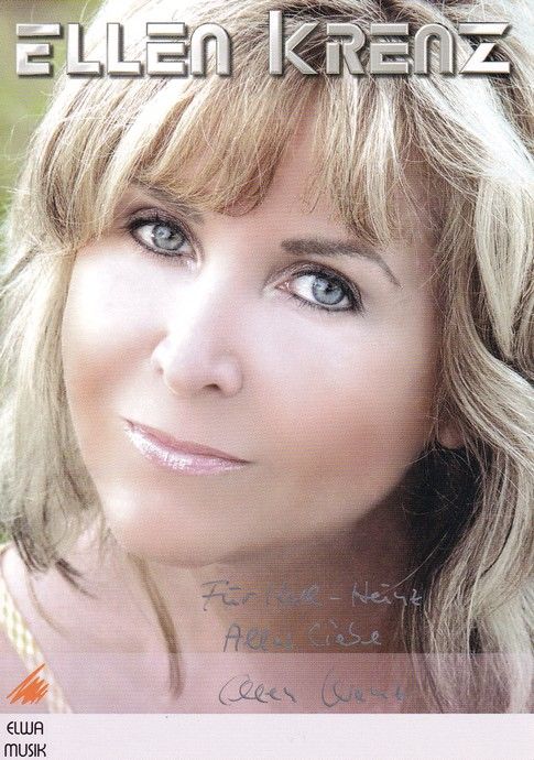 Autogramm Schlager | Ellen KRENZ | 2010er (Portrait Color) Elwa