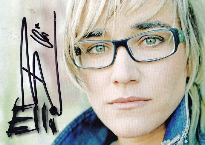 Autogramm Pop | Elli ERL | 2000er (Portrait Color a1-artists) DSDS