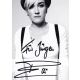Autogramm Pop | Elli ERL | 2010er (Portrait SW Kleider) DSDS
