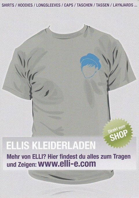 Autogramm Pop | Elli ERL | 2010er (Portrait SW Kleider) DSDS