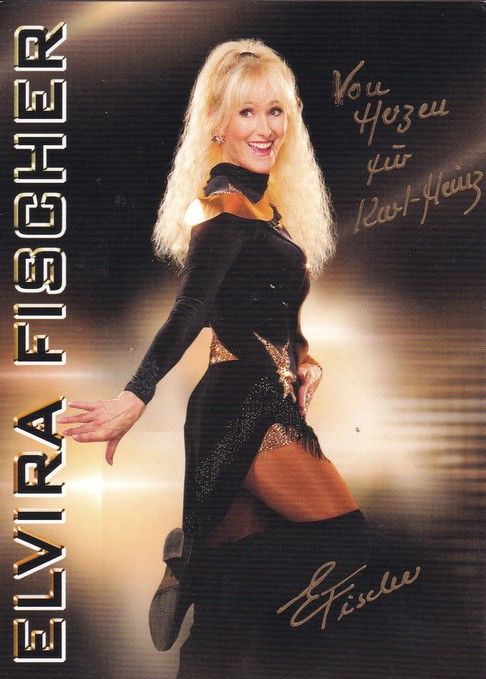 Autogramm Schlager | Elvira FISCHER | 2010er (Portrait Color) 2