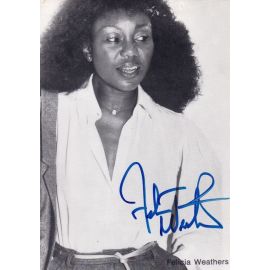 Autogramm Klassik (USA) | Felicia WEATHERS | 1970er (Portrait SW) Doster