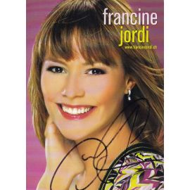 Autogramm Schlager | Francine JORDI | 2009 "Meine Kleine Grosse Welt" (Koch)