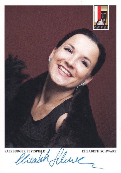 Autogramm Schauspieler | Elisabeth SCHWARZ | 2000er (Portrait Color) Salzburg