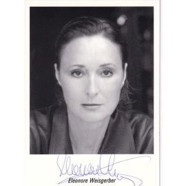 Autogramm Schauspieler | Eleonore WEISGERBER | 2000er (Portrait SW) Baumann