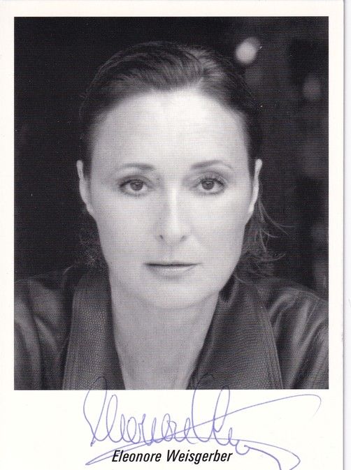 Autogramm Schauspieler | Eleonore WEISGERBER | 2000er (Portrait SW) Baumann