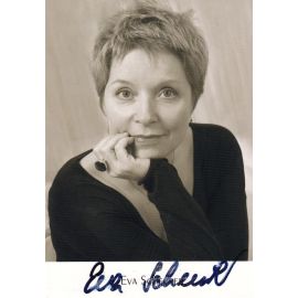 Autogramm Schauspieler | Eva SCHEURER  | 2010er (Portrait SW) Krüger