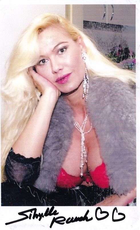 Autogramm Erotik | Sibylle RAUCH | 2000er Foto (Portrait Color)
