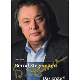 Autogramm TV | ARD | Bernd STEGEMANN | 2010 "Im Angesicht Des Verbrechens"