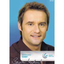 Autogramm TV | SAT1 | Bernhard KUHNT | 2000er (Portrait Color) Menne