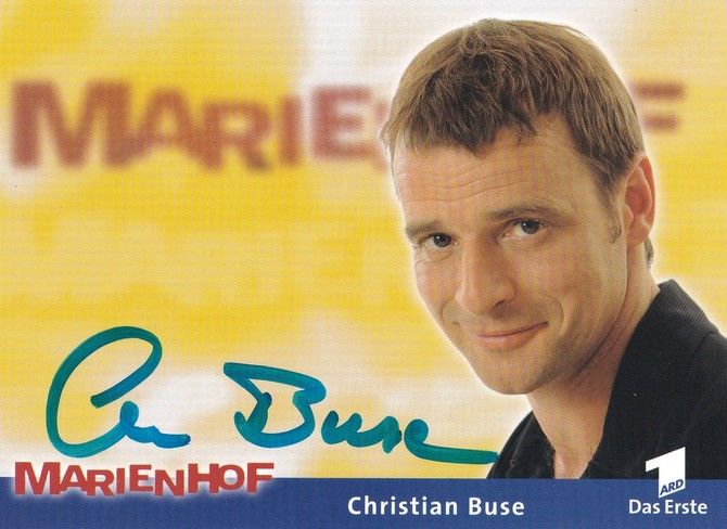 Autogramm TV | ARD | Christian BUSE | 2000 "Marienhof" (Portrait Color Reiter)