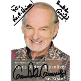 Autogramm TV | ARD | Claus Dieter CLAUSNITZER | 2010er "Rote Rosen" (Jander)