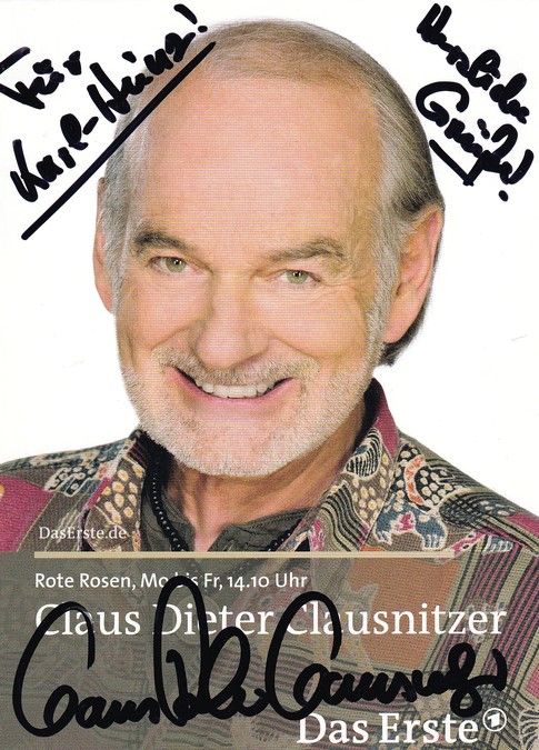 Autogramm TV | ARD | Claus Dieter CLAUSNITZER | 2010er "Rote Rosen" (Jander)