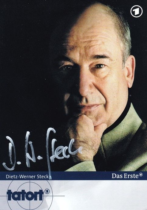 Autogramm TV | ARD | Dietz-Werner STECK | 2005 "Tatort" (Schweigert)