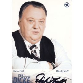Autogramm TV | ARD | Dieter PFAFF | 2010 "Der Dicke" (Roschlaub)