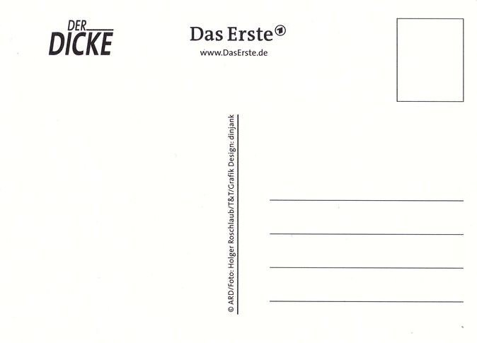 Autogramm TV | ARD | Dieter PFAFF | 2010 "Der Dicke" (Roschlaub)