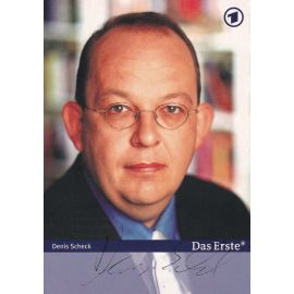 Autogramm TV | ARD | Denis SCHECK | 2000er (Portrait Color) Schmauch
