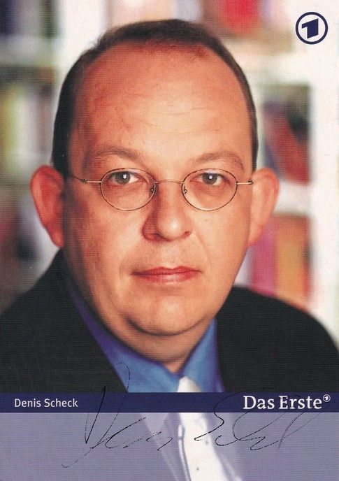 Autogramm TV | ARD | Denis SCHECK | 2000er (Portrait Color) Schmauch