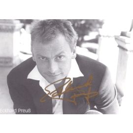 Autogramm Schauspieler | Eckhard PREUSS | 2000er (Portrait SW)