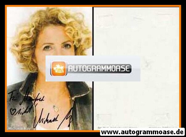 Autogramm Schauspieler | Michaela MAY | 1990er (Portrait Color Rüdel) Alexander