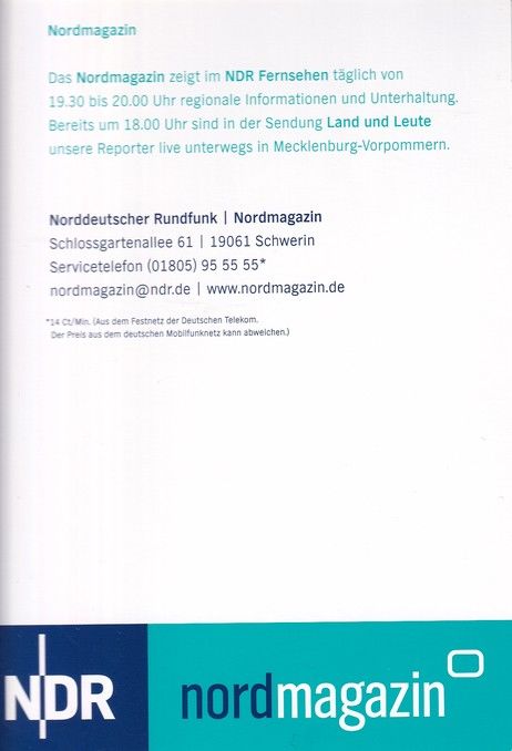 Autogramm TV | NDR | David PILGRIM | 2008 "Nordmagazin" (Garreis)