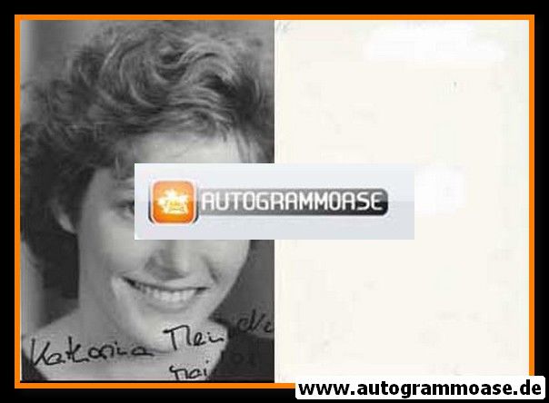 Autogramm Schauspieler | Katharina MEINECKE | 1980er Foto (Portrait SW) 1