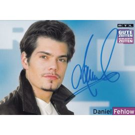 Autogramm TV | RTL | Daniel FEHLOW | 2000er "GZSZ" (Portrait Color Baumgartner) quer