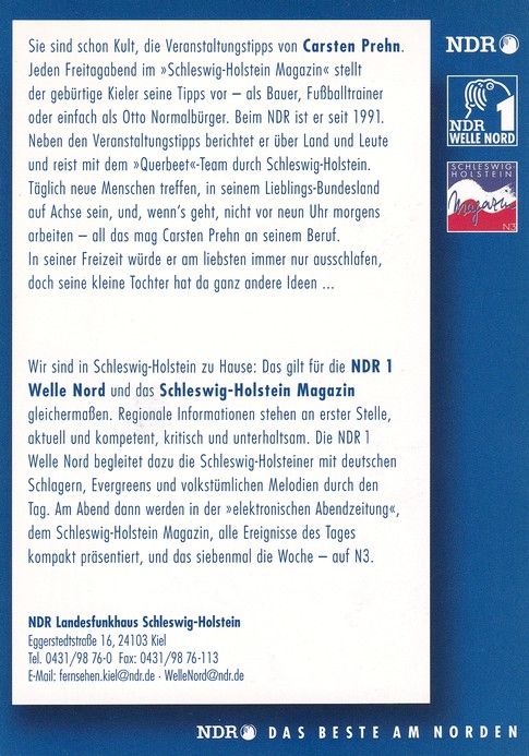 Autogramm TV | NDR | Carsten PREHN | 1990er "Schleswig-Holstein Magazin"