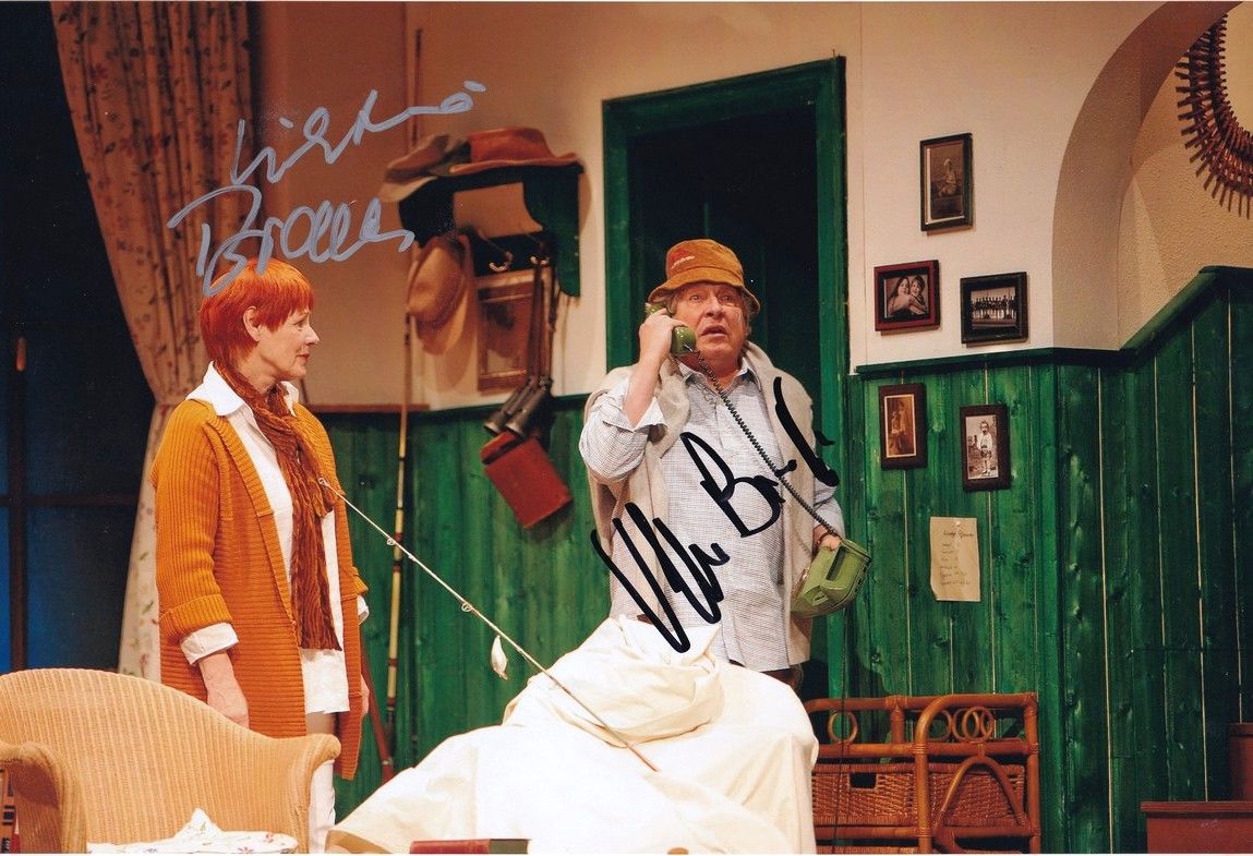 Autogramme Schauspieler | Viktoria BRAHMS + Volker BRANDT | 2010er Foto (Das Haus Am See) XL