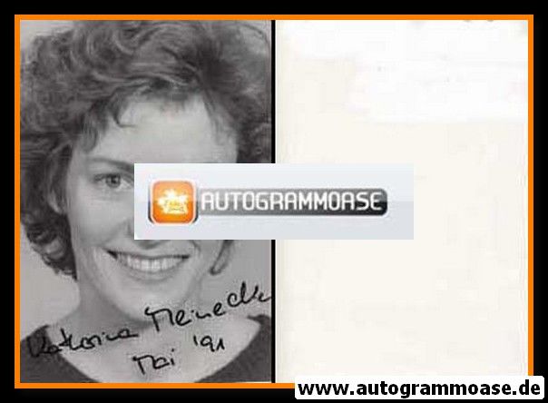 Autogramm Schauspieler | Katharina MEINECKE | 1980er Foto (Portrait SW) 2