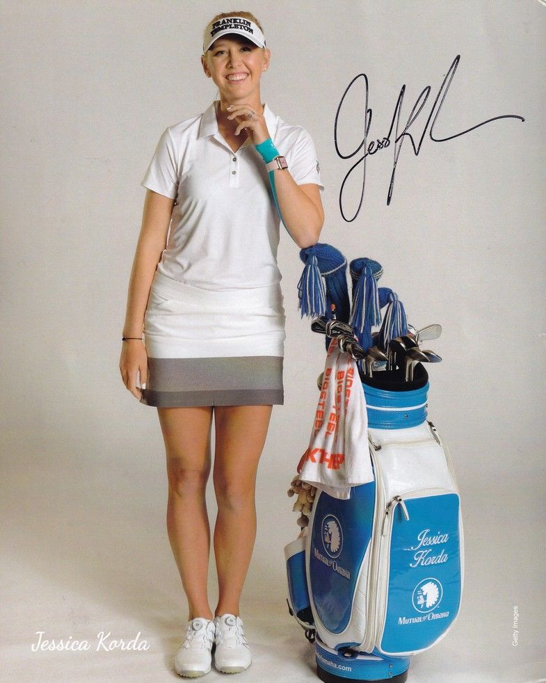 Autogramm Golf (USA) | Jessica KORDA | 2010er (Portrait Color XL)