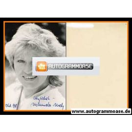 Autogramm Schauspieler | Manuela METZ | 1980er Foto (Portrait SW)
