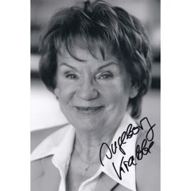 Autogramm Schauspieler | Ingeborg KRABBE | 2000er Foto (Portrait SW XL)